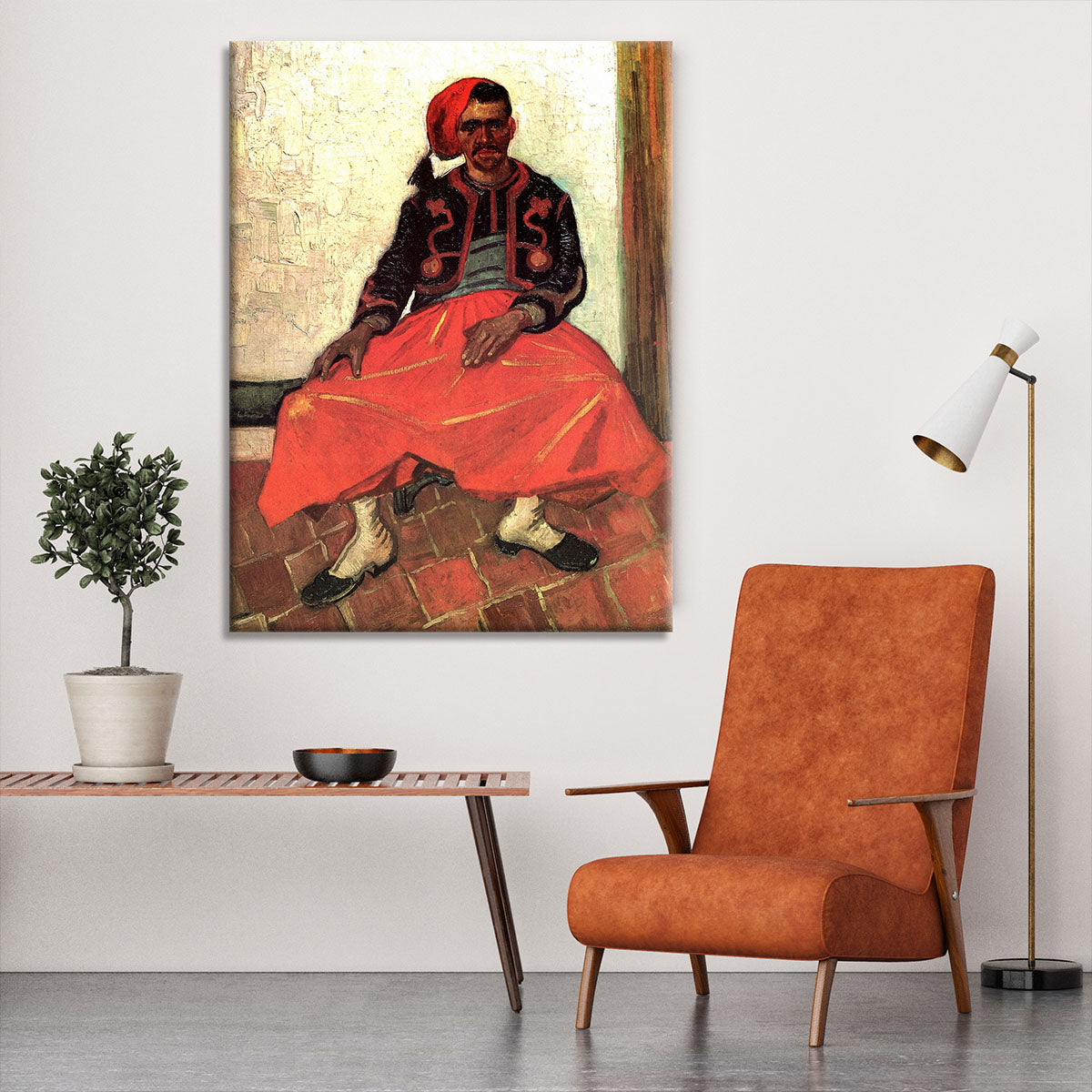 The Seated Zouave by Van Gogh Canvas Print or Poster - Canvas Art Rocks - 6