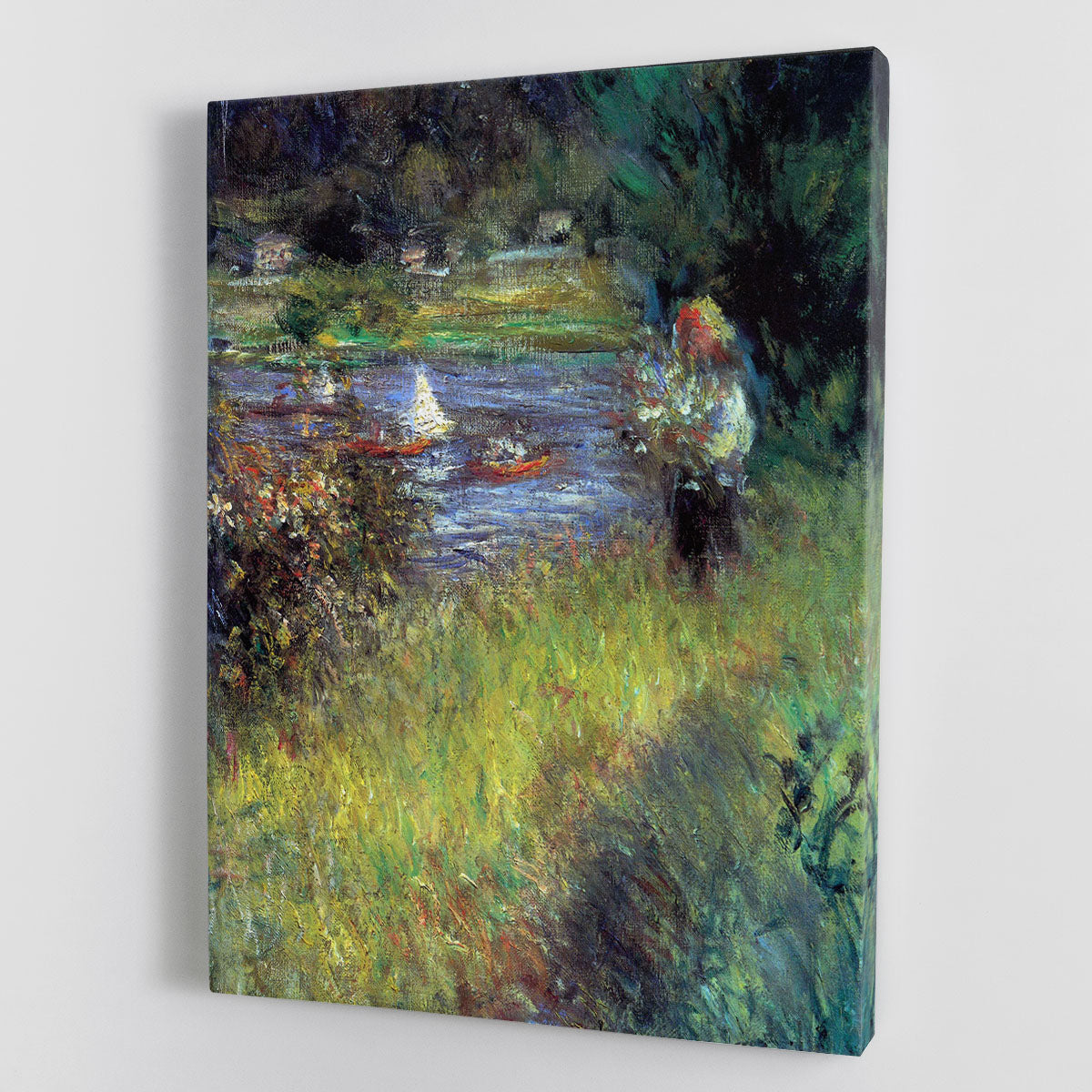 The Seine at Chatou Detail by Renoir Canvas Print or Poster - Canvas Art Rocks - 1