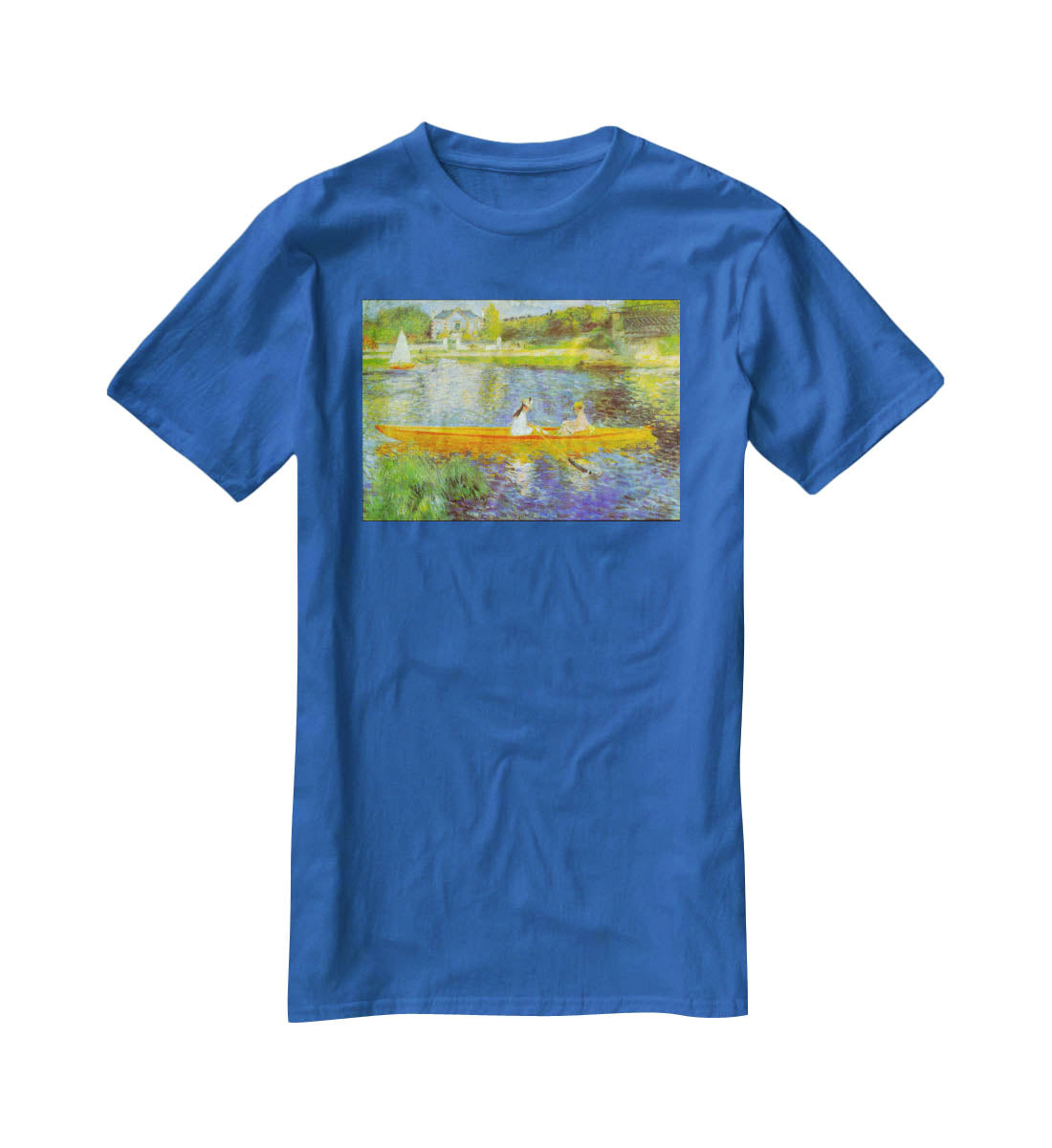 The Seine by Renoir T-Shirt - Canvas Art Rocks - 2