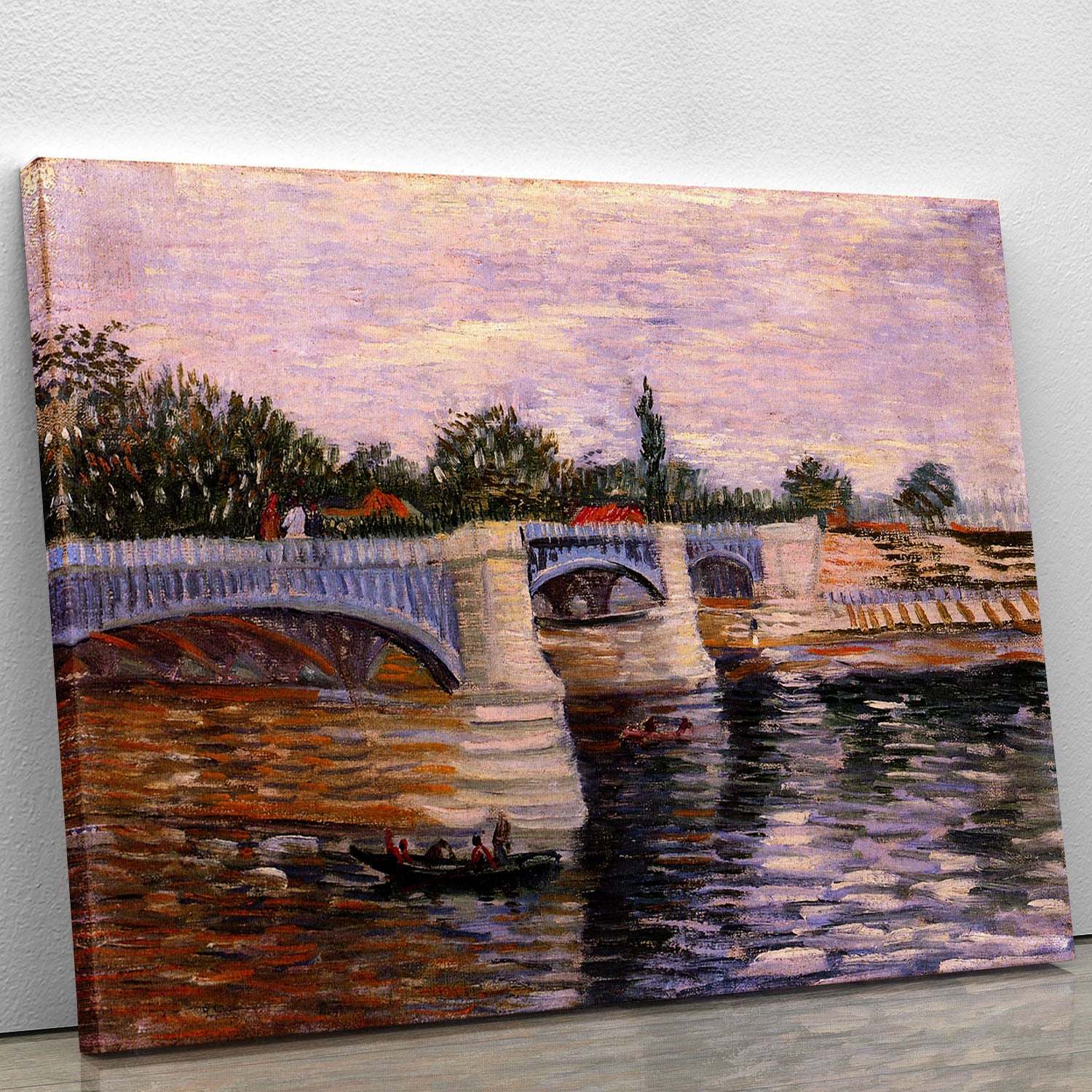 The Seine with the Pont del Grande Jette by Van Gogh Canvas Print or Poster - Canvas Art Rocks - 1