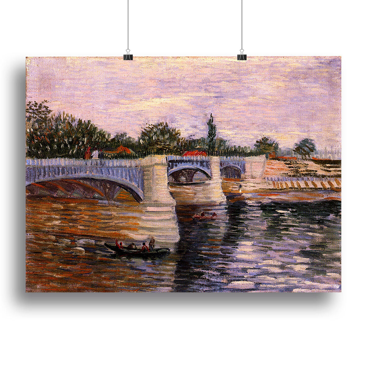 The Seine with the Pont del Grande Jette by Van Gogh Canvas Print or Poster - Canvas Art Rocks - 2