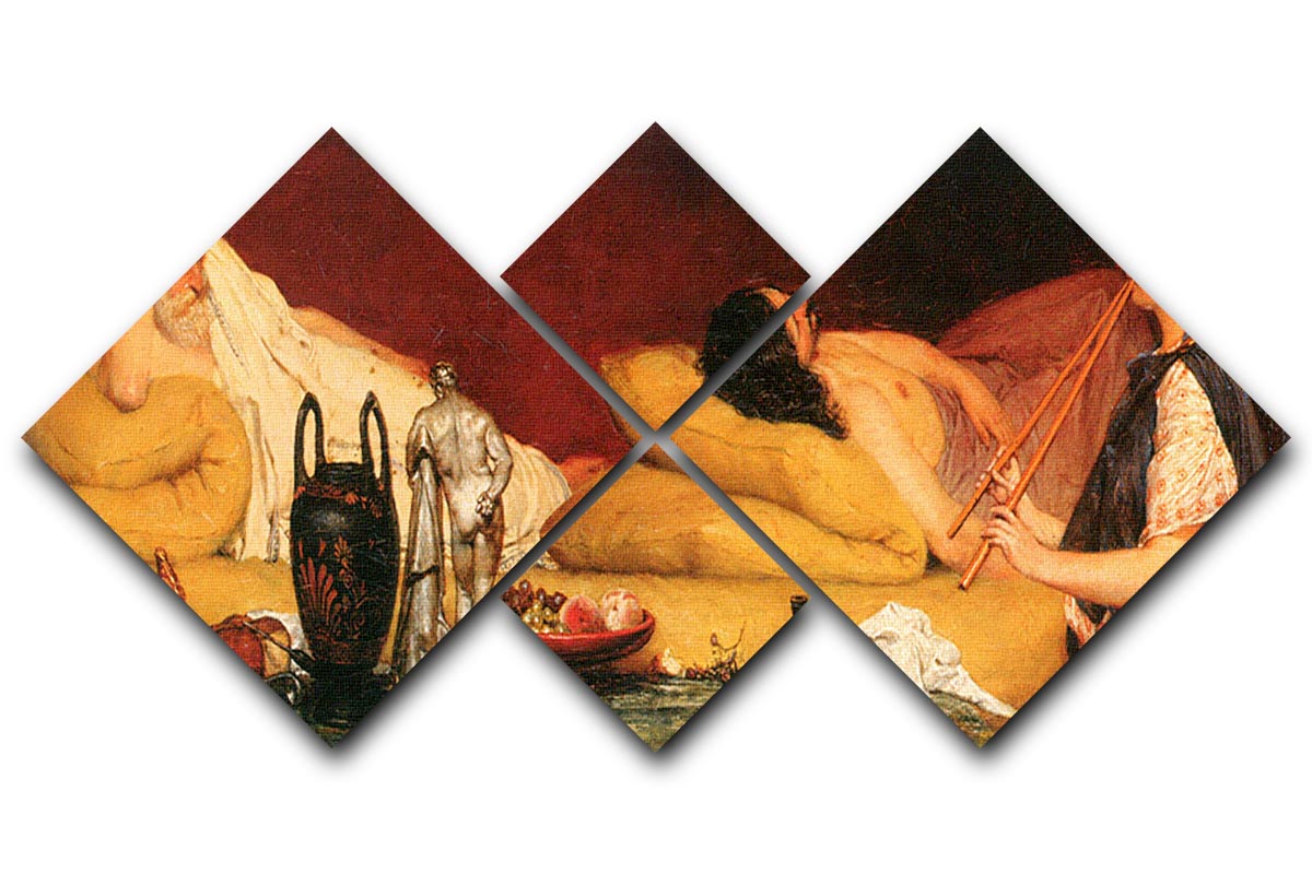 The Siesta by Alma Tadema 4 Square Multi Panel Canvas - Canvas Art Rocks - 1