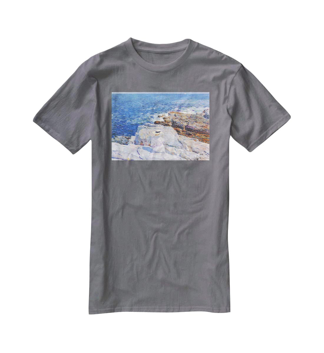 The Southern rock riffs Appledore by Hassam T-Shirt - Canvas Art Rocks - 3