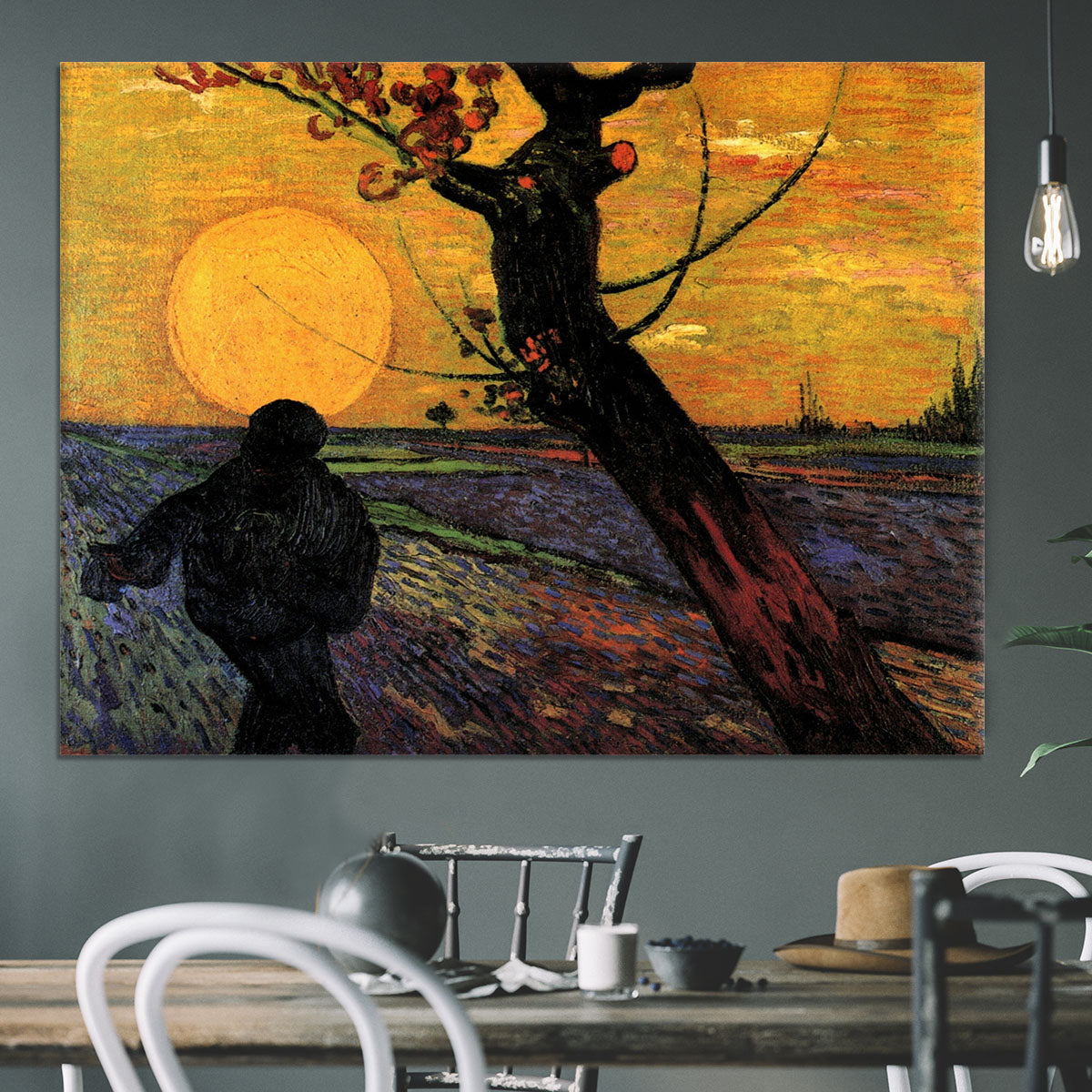 The Sower 2 by Van Gogh Canvas Print or Poster - Canvas Art Rocks - 3