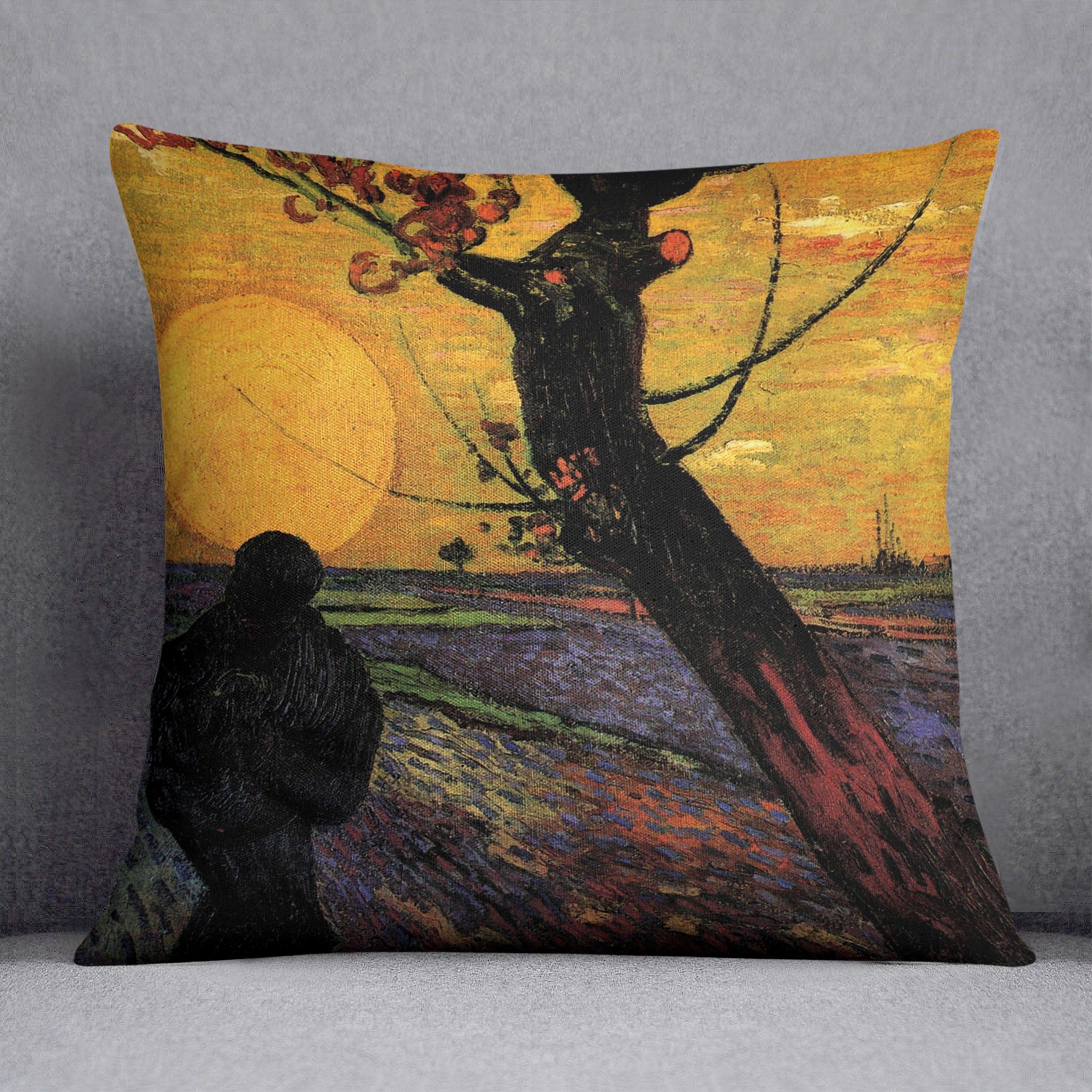The Sower 2 by Van Gogh Cushion