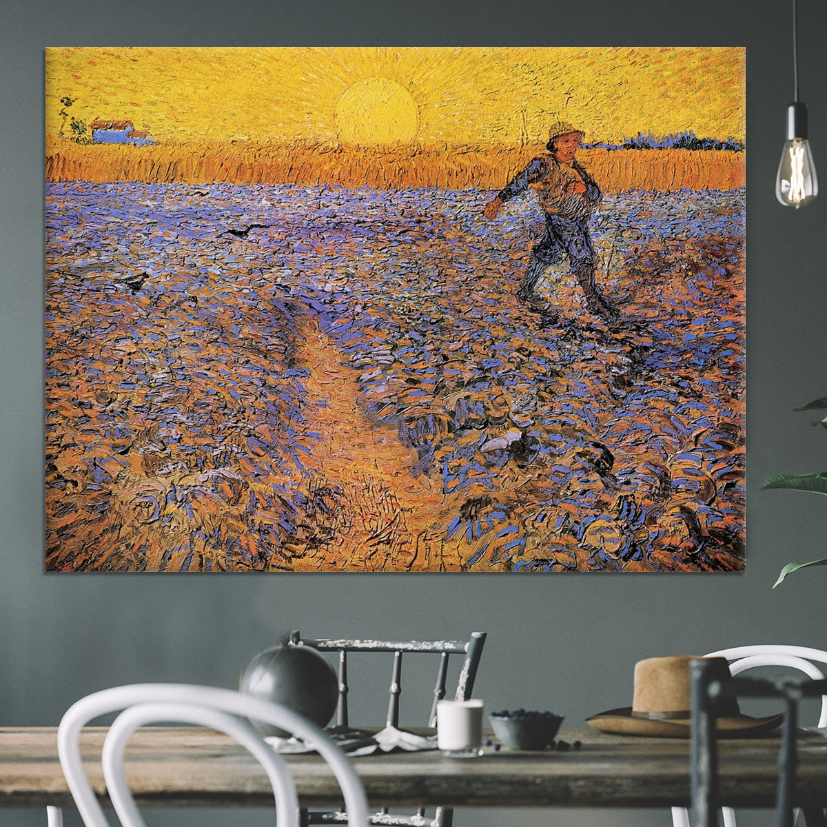 The Sower 3 by Van Gogh Canvas Print or Poster - Canvas Art Rocks - 3