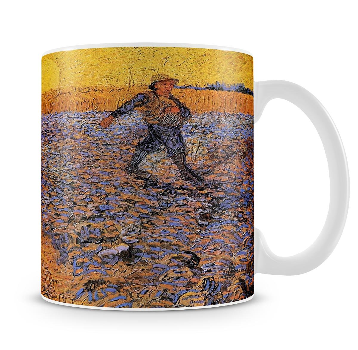 The Sower 3 by Van Gogh Mug - Canvas Art Rocks - 4