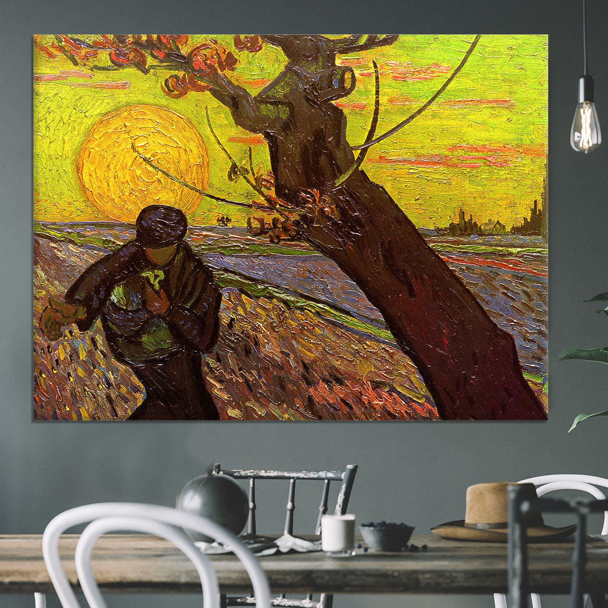 The Sower by Van Gogh Canvas Print or Poster - Canvas Art Rocks - 3
