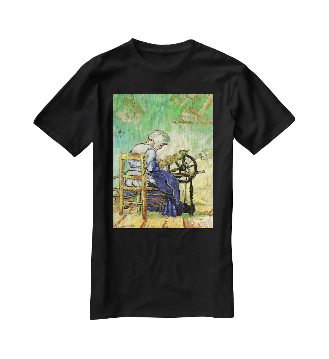 The Spinner by Van Gogh T-Shirt - Canvas Art Rocks - 1