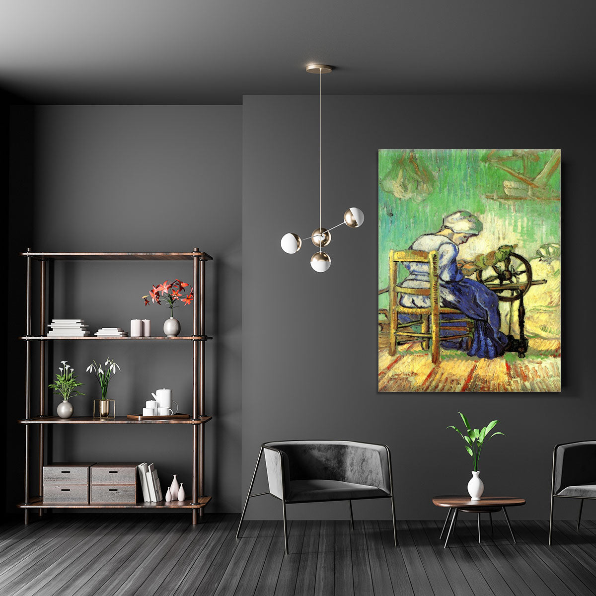The Spinner by Van Gogh Canvas Print or Poster - Canvas Art Rocks - 5