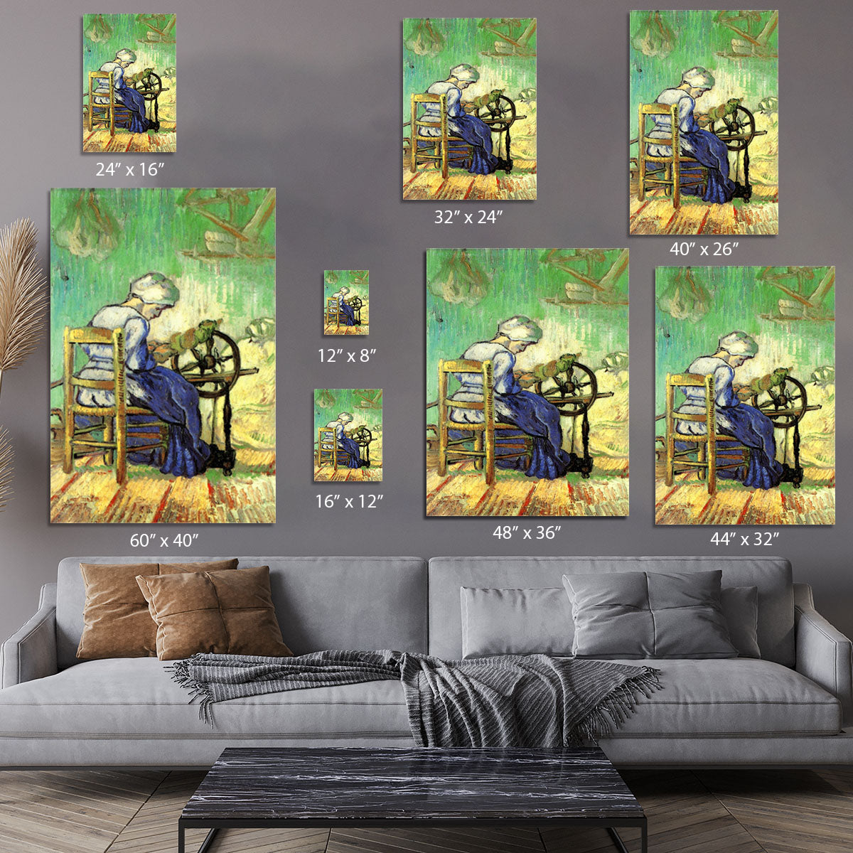 The Spinner by Van Gogh Canvas Print or Poster - Canvas Art Rocks - 7