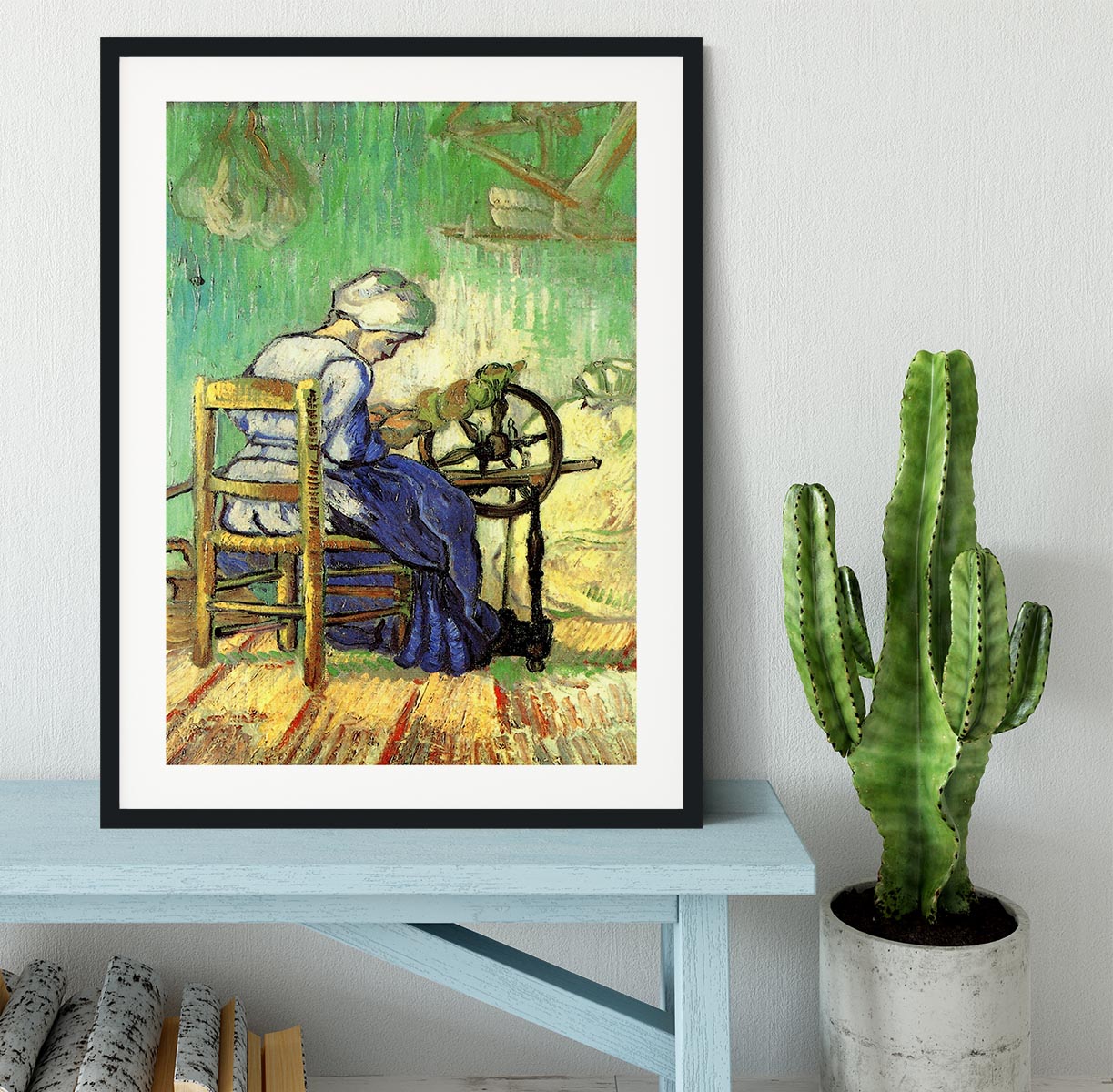 The Spinner by Van Gogh Framed Print - Canvas Art Rocks - 1