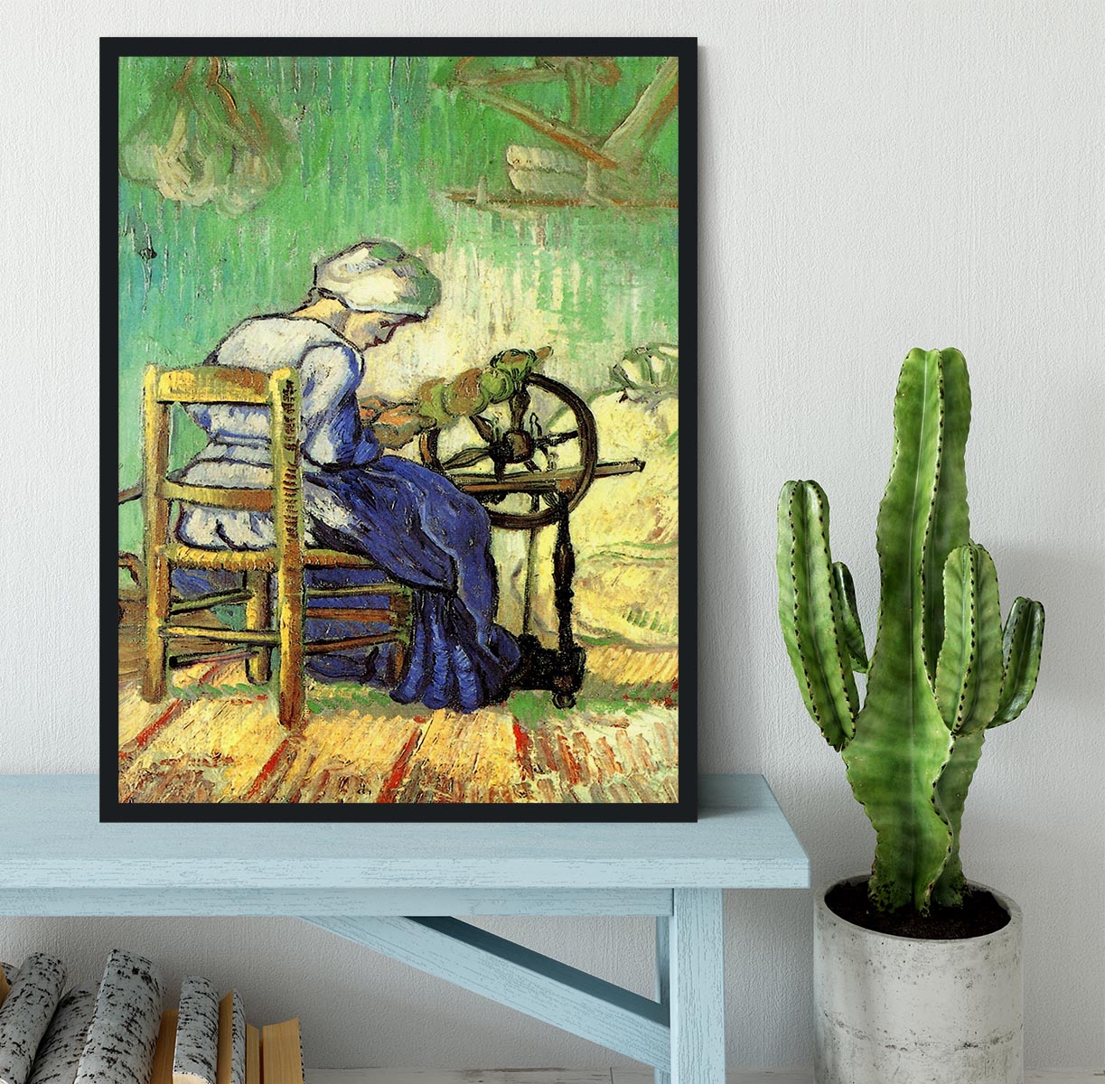The Spinner by Van Gogh Framed Print - Canvas Art Rocks - 2