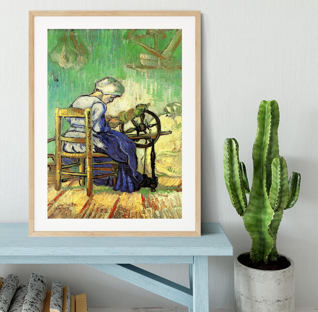 The Spinner by Van Gogh Framed Print - Canvas Art Rocks - 3