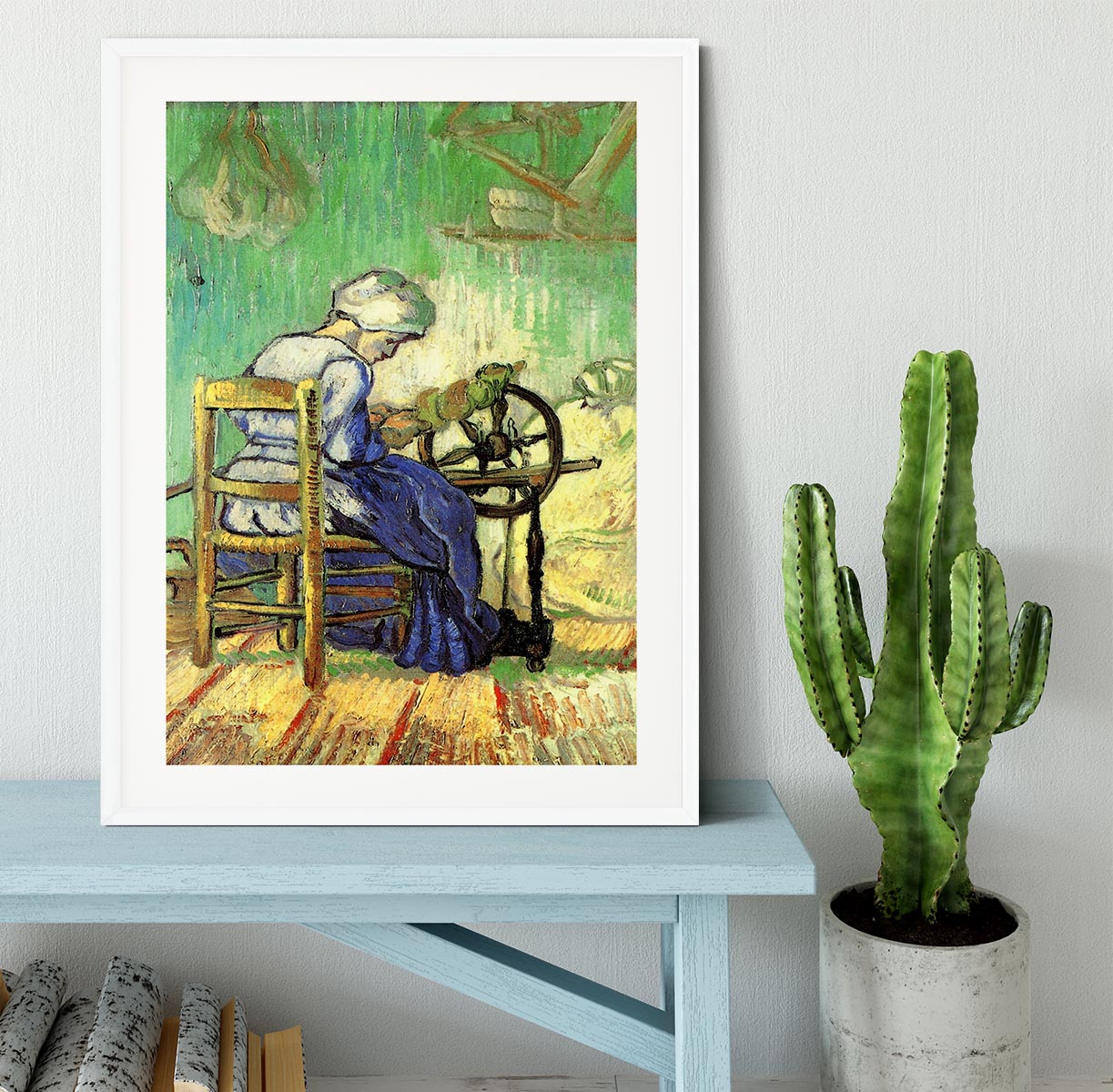 The Spinner by Van Gogh Framed Print - Canvas Art Rocks - 5