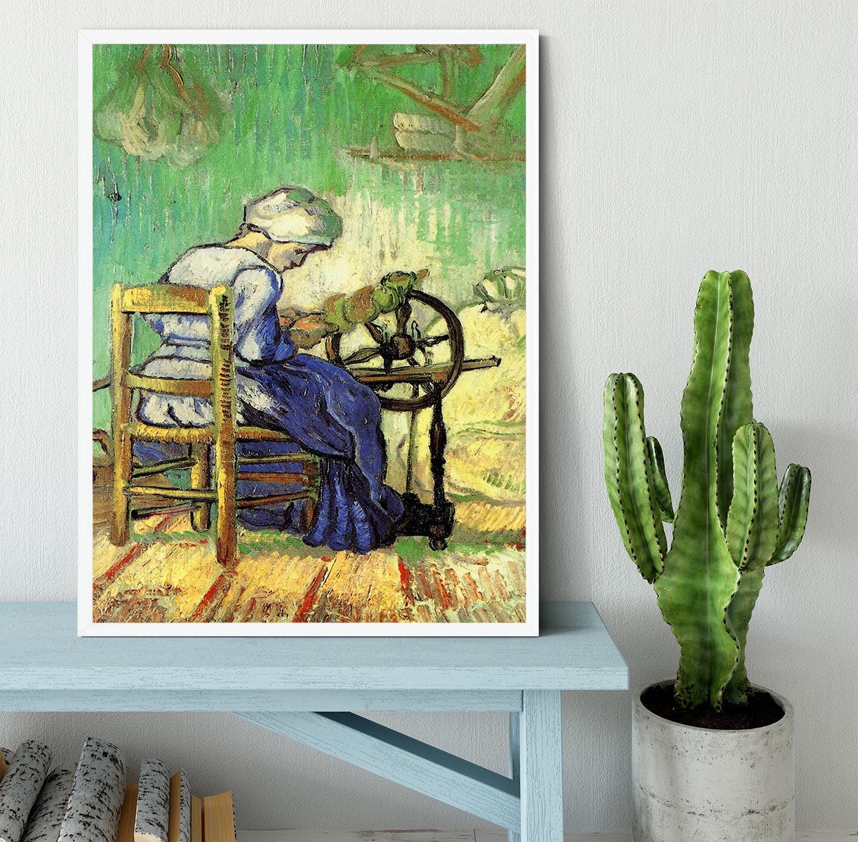 The Spinner by Van Gogh Framed Print - Canvas Art Rocks -6