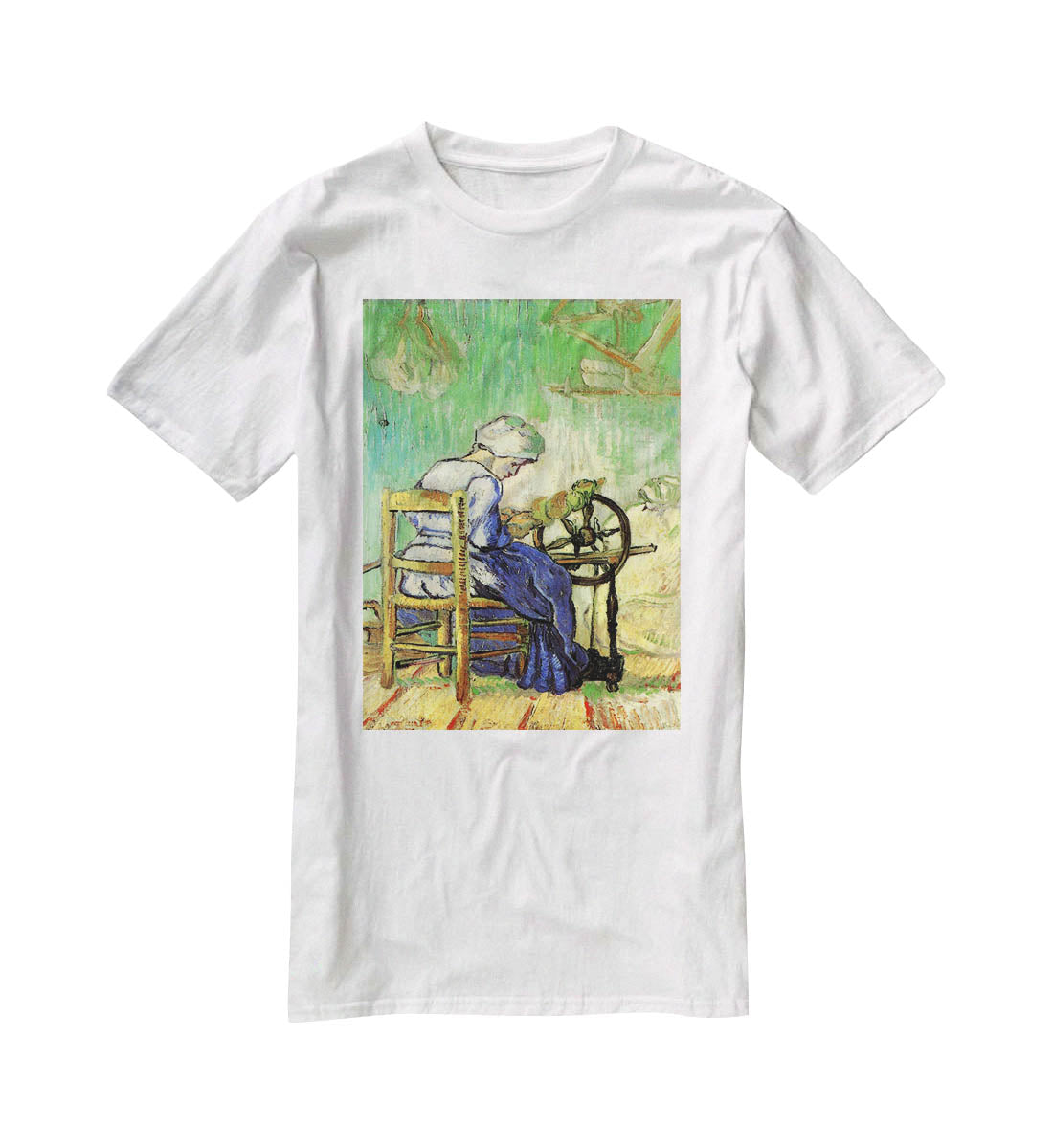 The Spinner by Van Gogh T-Shirt - Canvas Art Rocks - 5