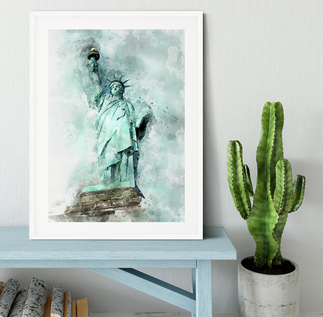 The Statue of Liberty Framed Print - Canvas Art Rocks - 5