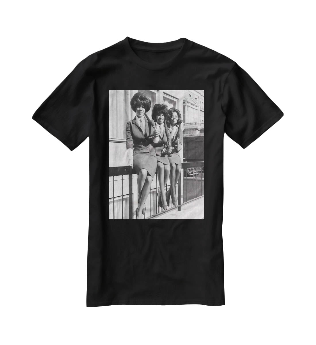 The Supremes in London T-Shirt - Canvas Art Rocks - 1