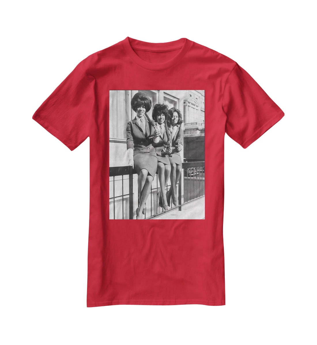 The Supremes in London T-Shirt - Canvas Art Rocks - 4