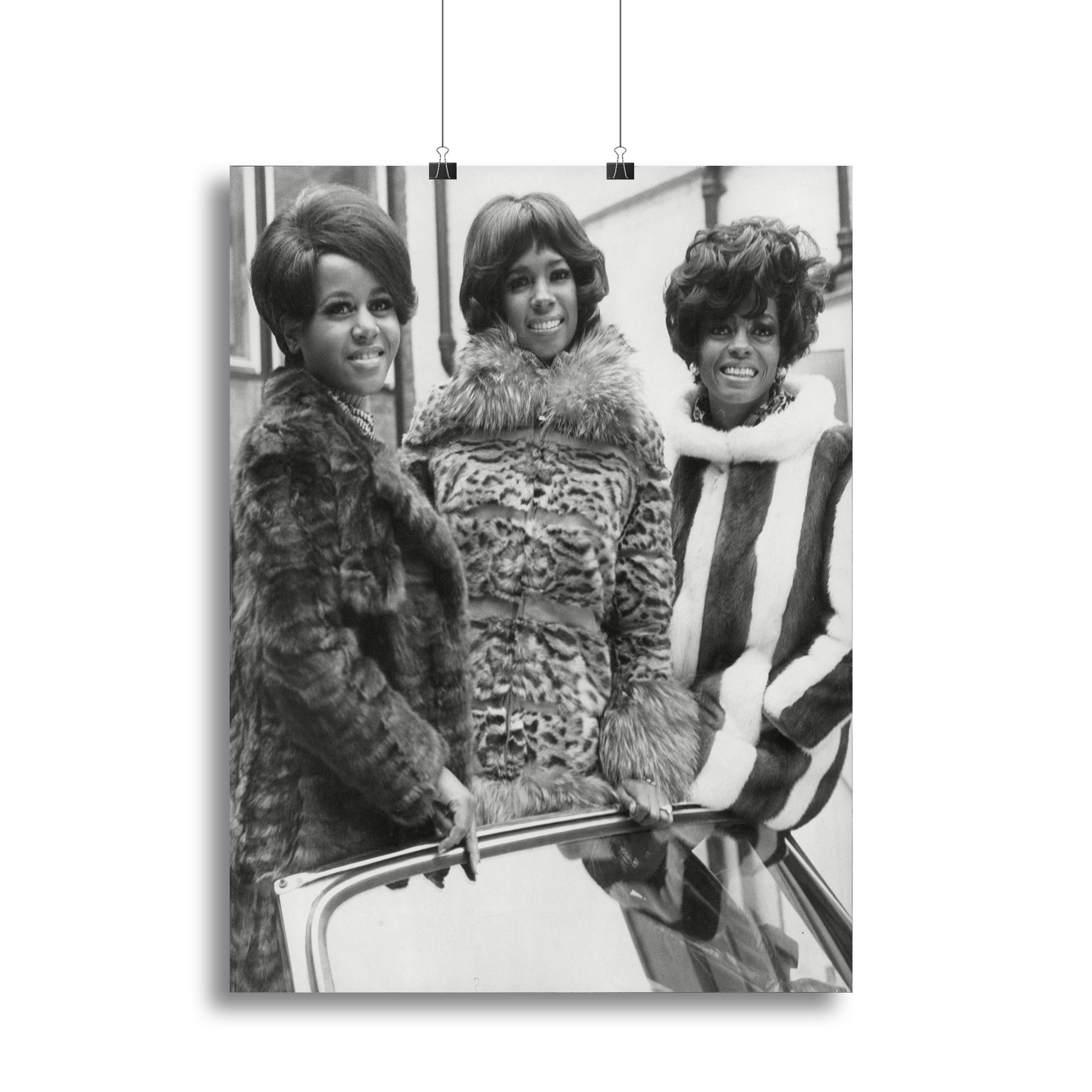 The Supremes ready to sing Canvas Print or Poster - Canvas Art Rocks - 2