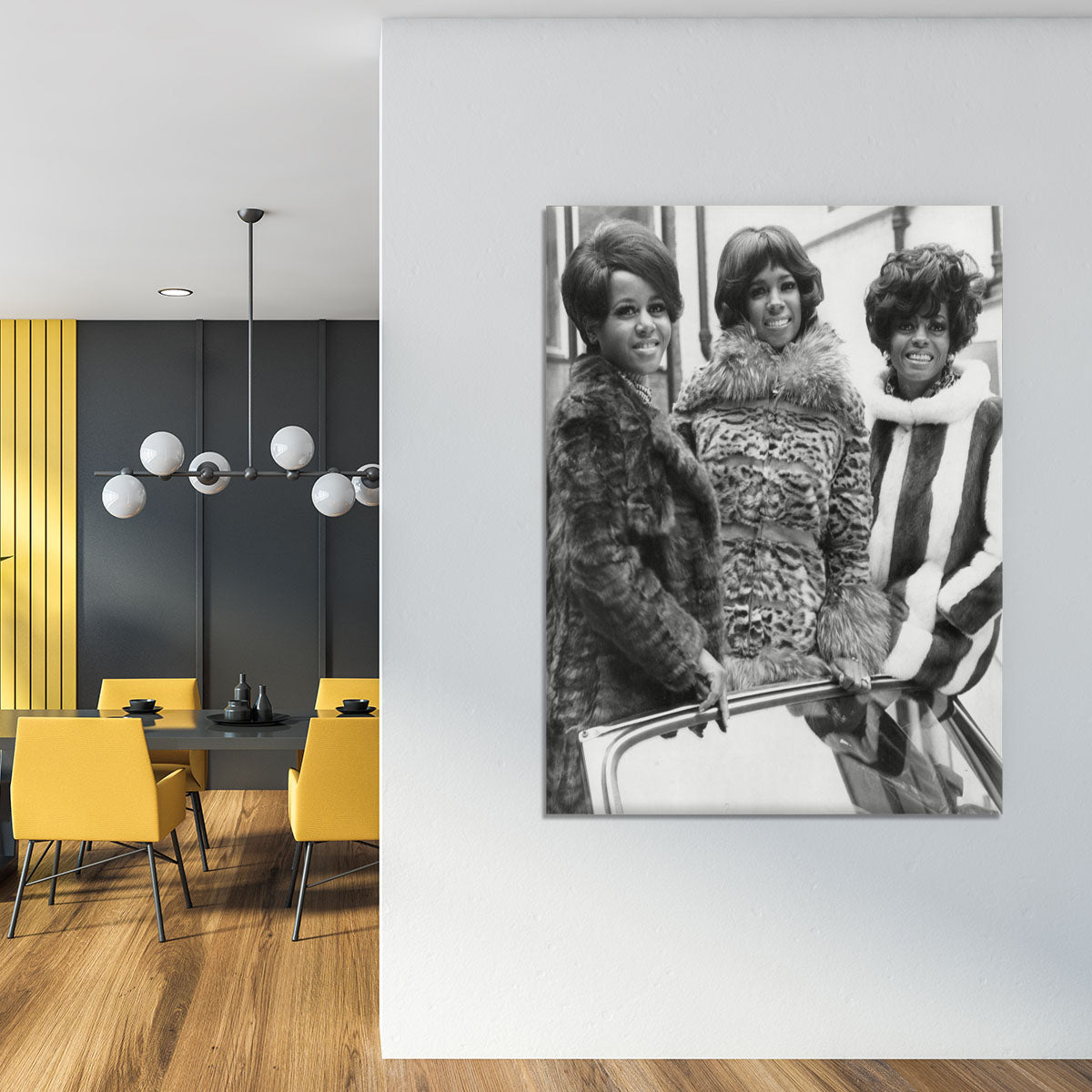 The Supremes ready to sing Canvas Print or Poster - Canvas Art Rocks - 4