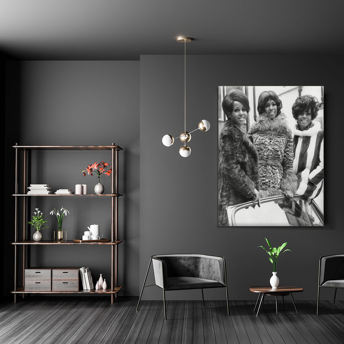 The Supremes ready to sing Canvas Print or Poster - Canvas Art Rocks - 5