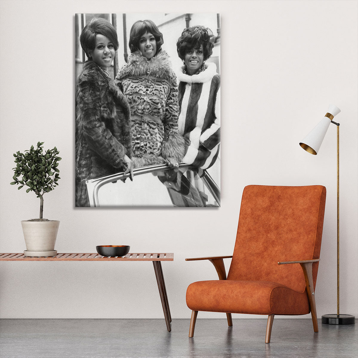 The Supremes ready to sing Canvas Print or Poster - Canvas Art Rocks - 6