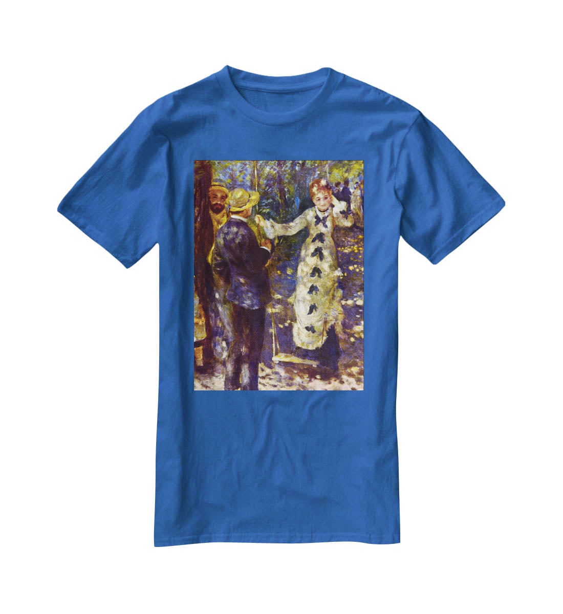The Swing by Renoir T-Shirt - Canvas Art Rocks - 2