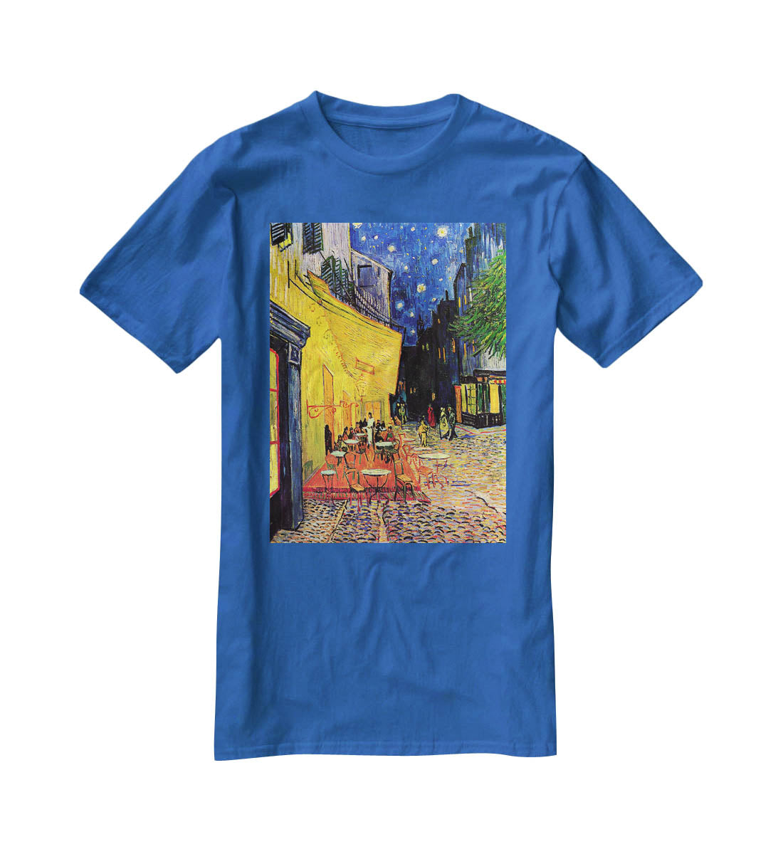 The Terrace Cafe by Van Gogh T-Shirt - Canvas Art Rocks - 2