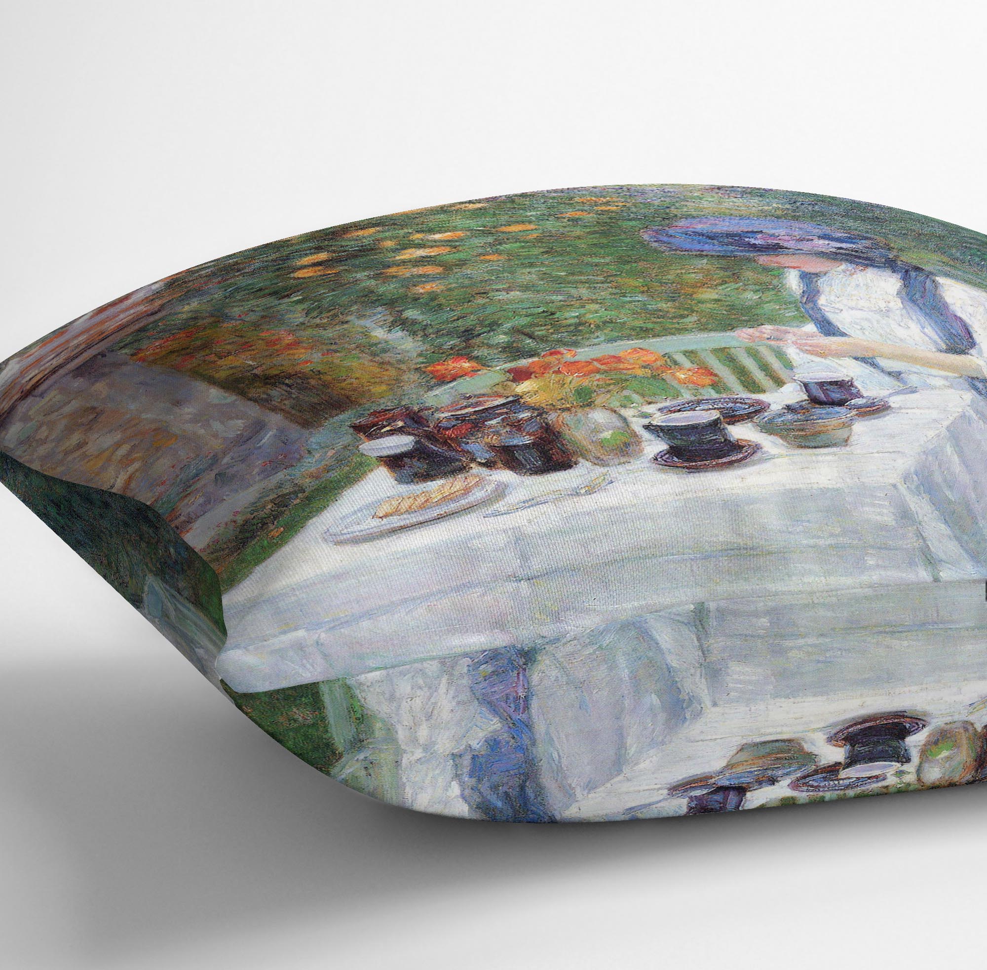 The Terre-Cuits Tea Set by Hassam Cushion - Canvas Art Rocks - 3