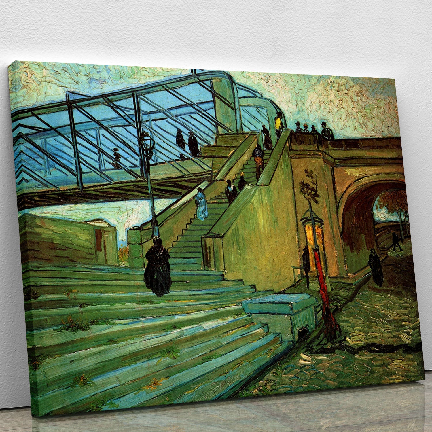 The Trinquetaille Bridge by Van Gogh Canvas Print or Poster - Canvas Art Rocks - 1
