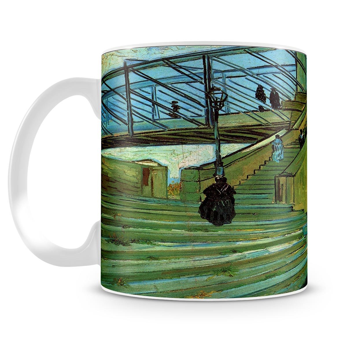 The Trinquetaille Bridge by Van Gogh Mug - Canvas Art Rocks - 4