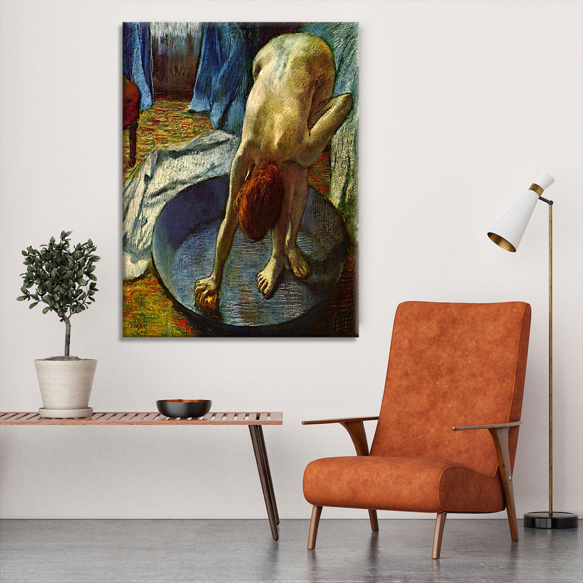 The Tub by Degas Canvas Print or Poster - Canvas Art Rocks - 6