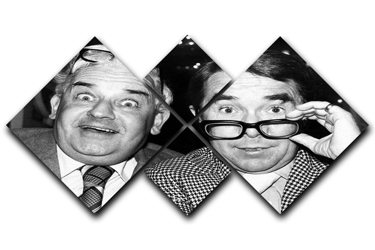 The Two Ronnies 4 Square Multi Panel Canvas  - Canvas Art Rocks - 1