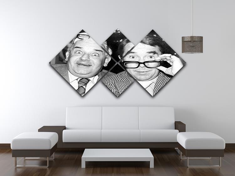The Two Ronnies 4 Square Multi Panel Canvas - Canvas Art Rocks - 3