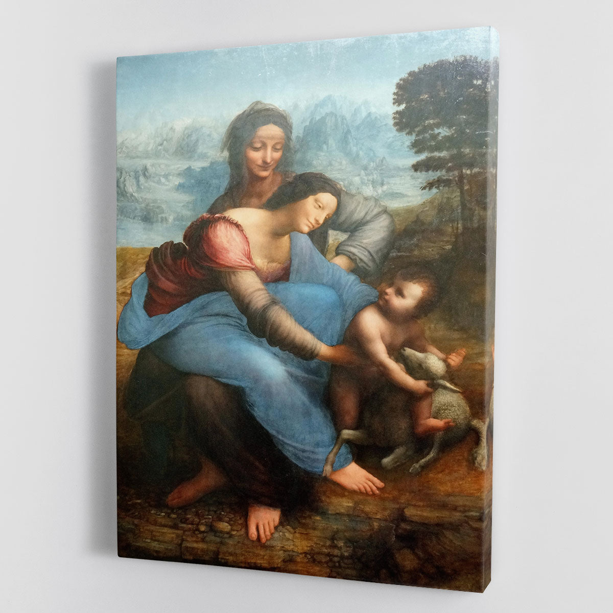 The Virgin and Child with St Anne by Da Vinci Canvas Print or Poster - Canvas Art Rocks - 1