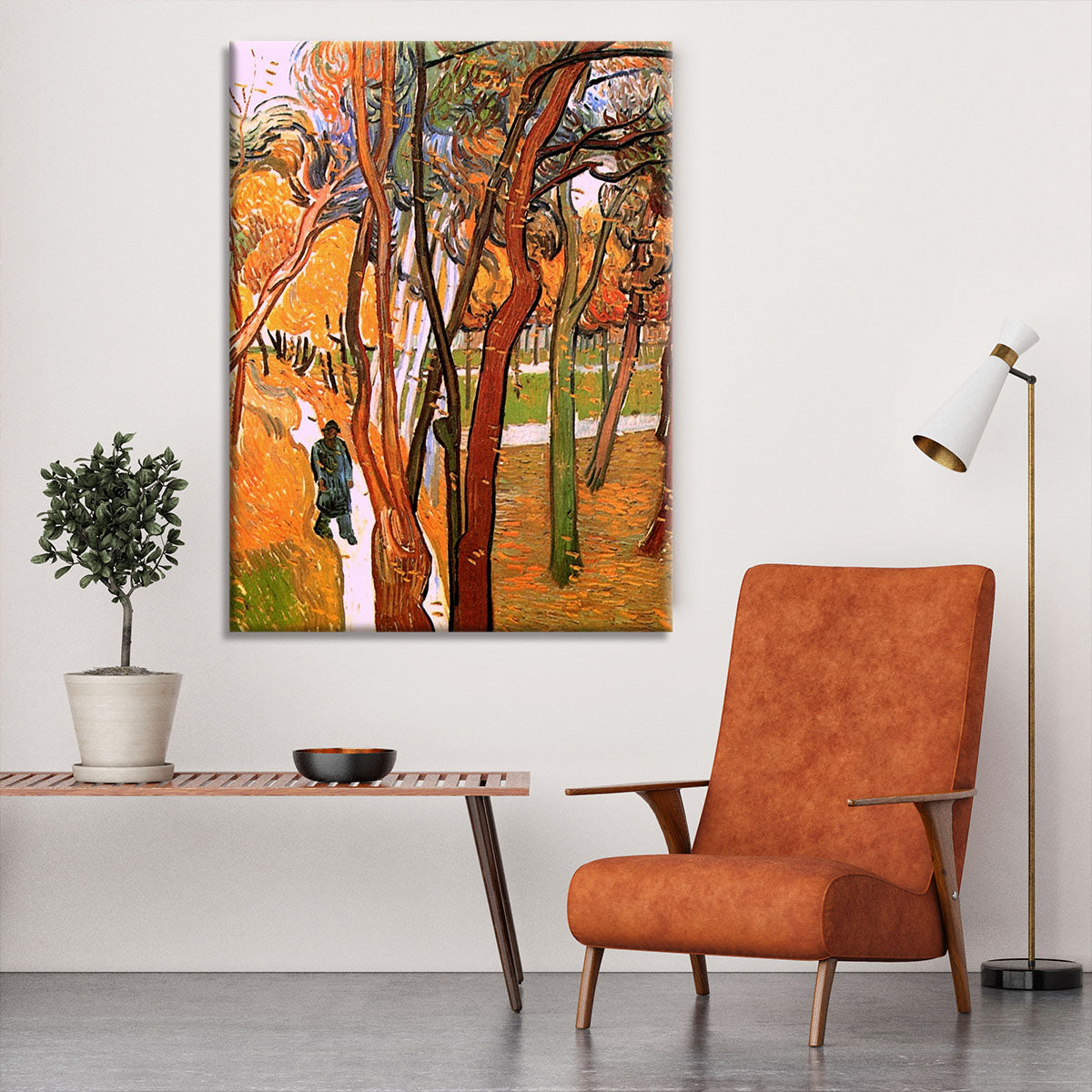 The Walk in Falling Leaves by Van Gogh Canvas Print or Poster - Canvas Art Rocks - 6
