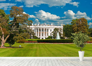 The White House the South Gate Wall Mural Wallpaper - Canvas Art Rocks - 4