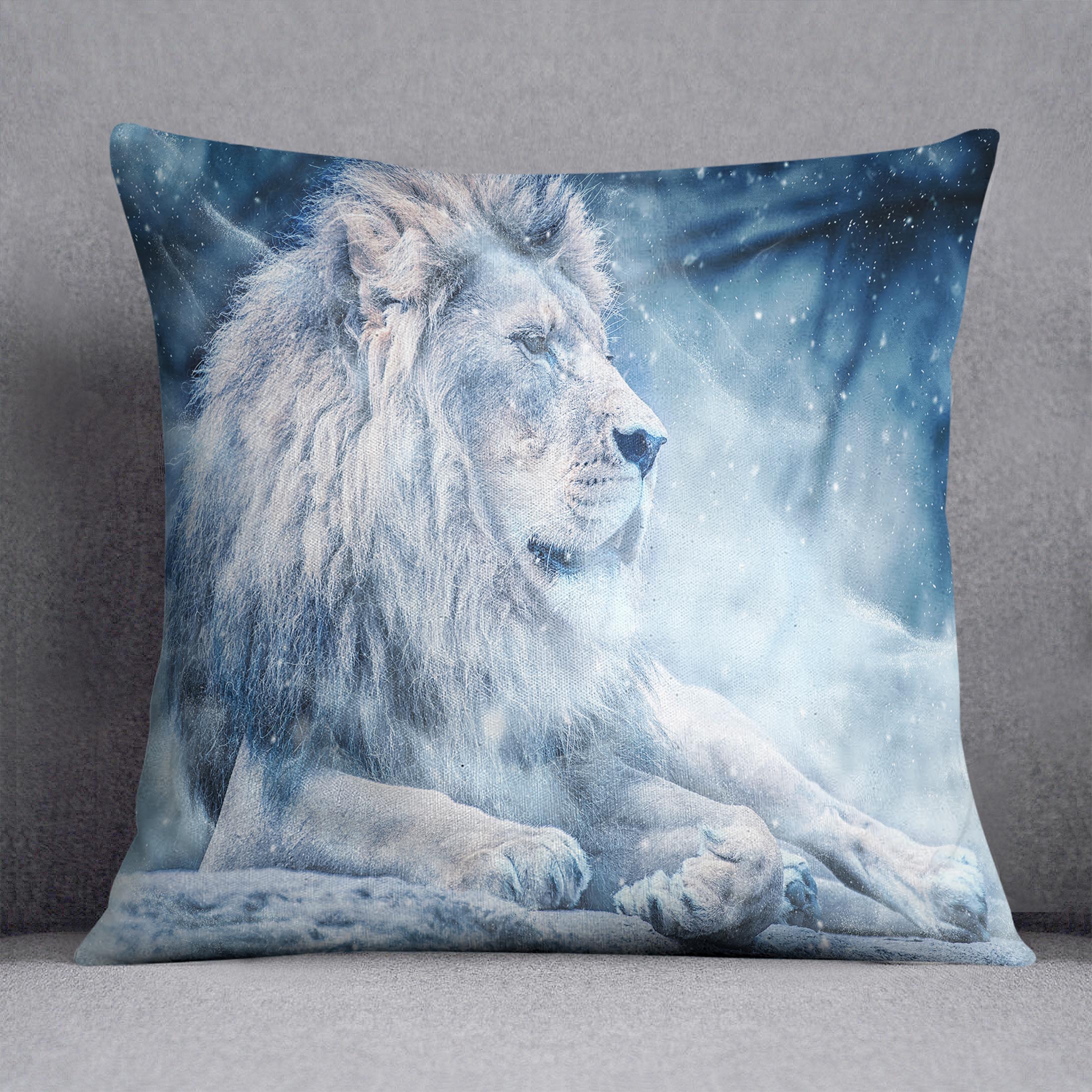 The White Lion Cushion