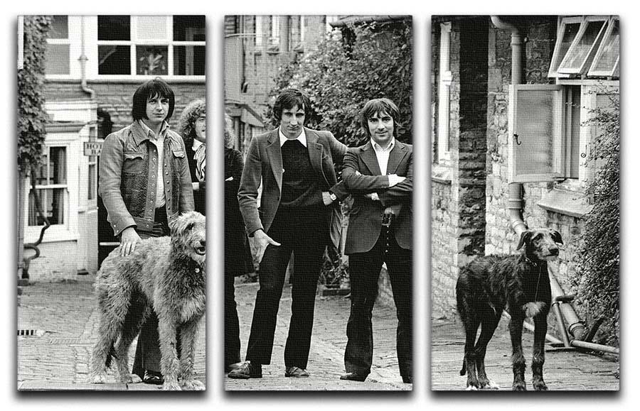 The Who with dogs 3 Split Panel Canvas Print - Canvas Art Rocks - 1