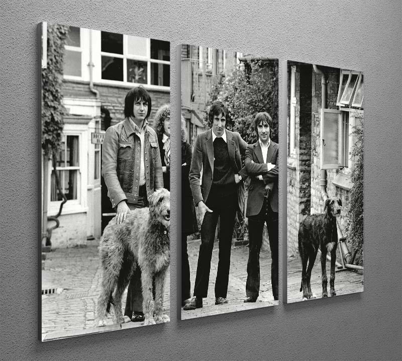 The Who with dogs 3 Split Panel Canvas Print - Canvas Art Rocks - 2