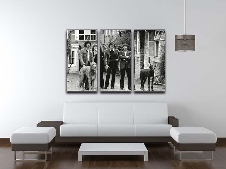 The Who with dogs 3 Split Panel Canvas Print - Canvas Art Rocks - 3