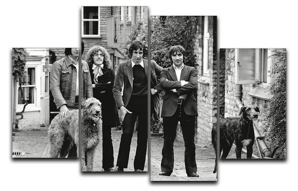 The Who with dogs 4 Split Panel Canvas  - Canvas Art Rocks - 1