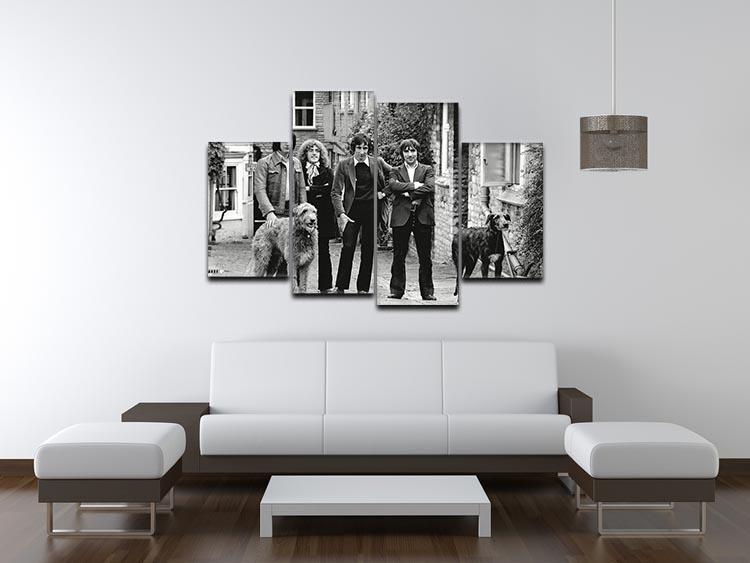 The Who with dogs 4 Split Panel Canvas - Canvas Art Rocks - 3