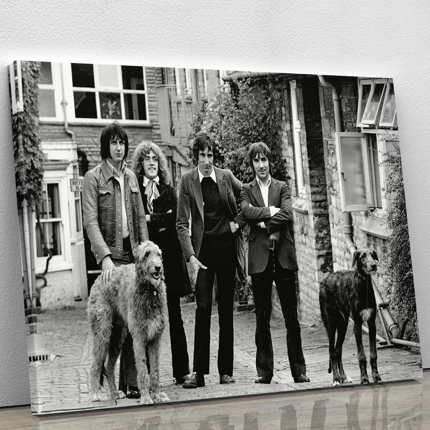 The Who with dogs Canvas Print or Poster - Canvas Art Rocks - 1