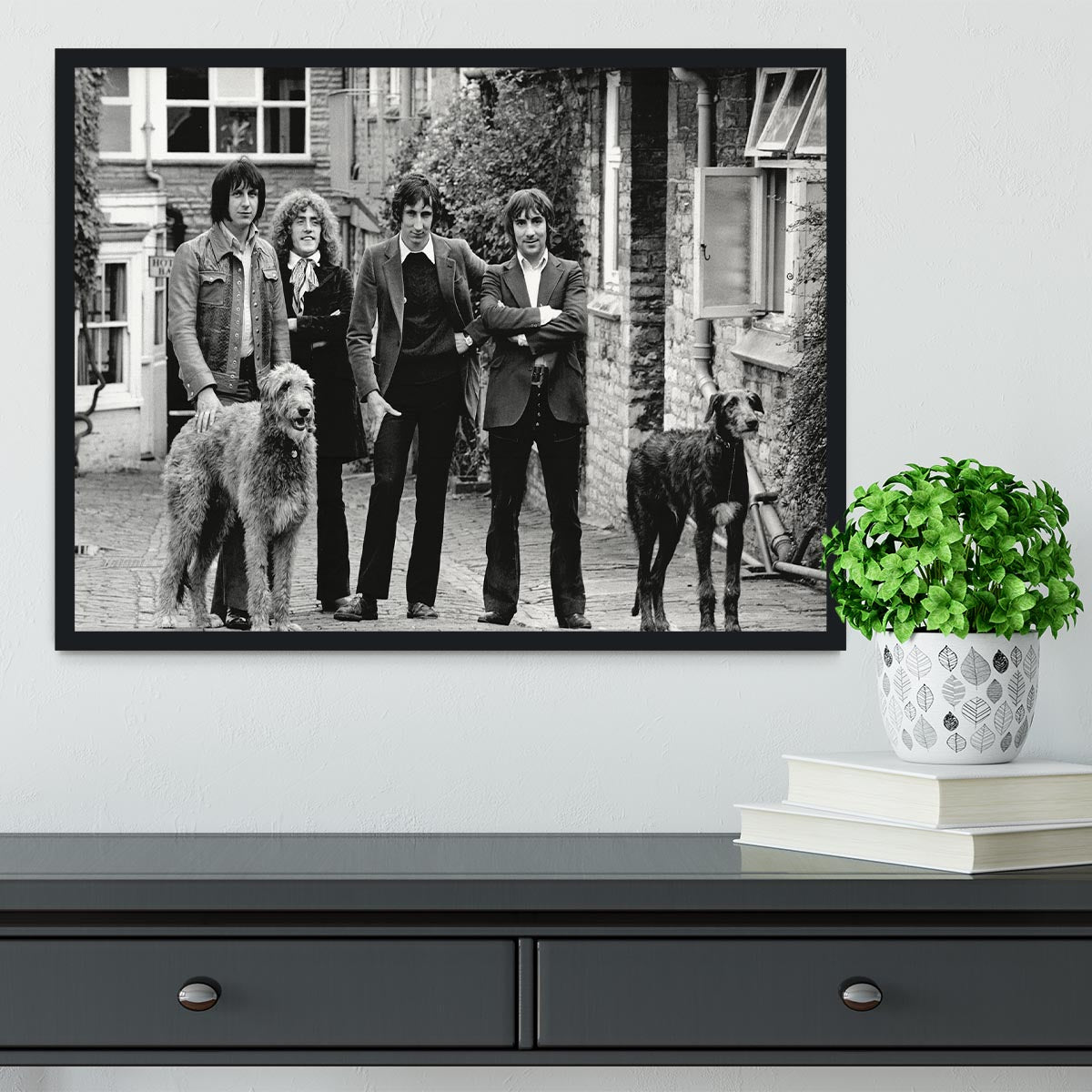 The Who with dogs Framed Print - Canvas Art Rocks - 2