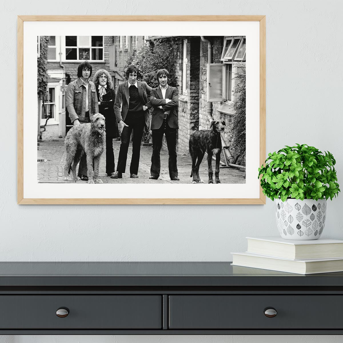 The Who with dogs Framed Print - Canvas Art Rocks - 3