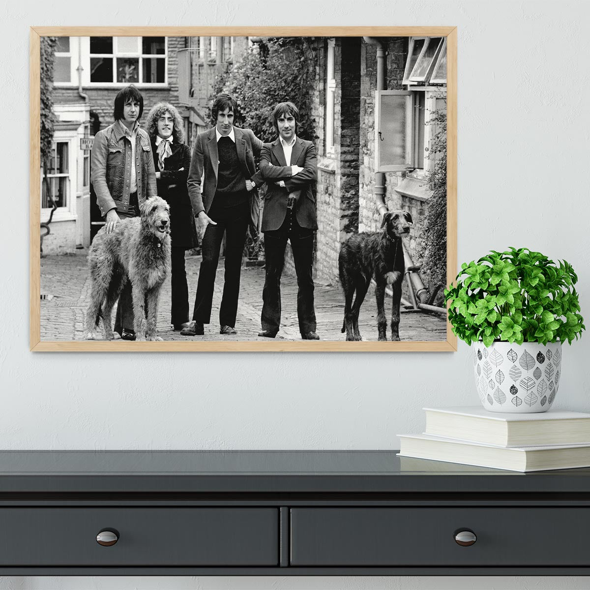 The Who with dogs Framed Print - Canvas Art Rocks - 4