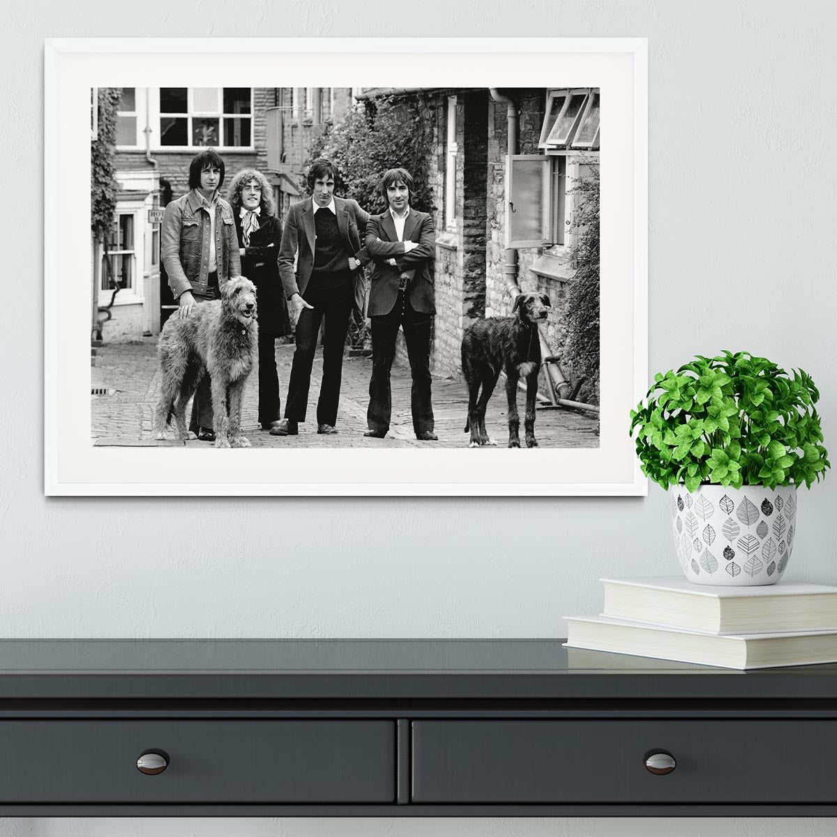 The Who with dogs Framed Print - Canvas Art Rocks - 5